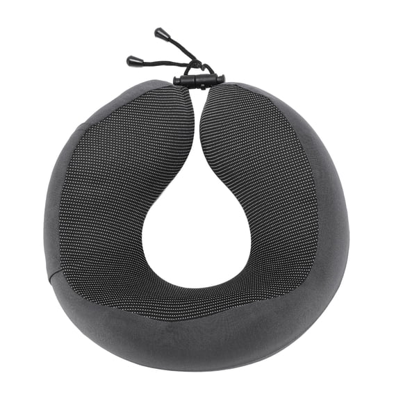 Almohada Para El Cuello De Viaje De Espuma Viscoelástica, Doble Densidad, Ergonómica, Ajustable, Estable, Almohada Para El Cuello Para Viaje En Avión, Altura De Doble , Muy