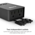 thumbnail image 5 of Roku Smart Home Outdoor Smart Plug SE with Custom Scheduling, Independent Outlets, and IP64 Weather Resistance - 15 Amps, 5 of 8