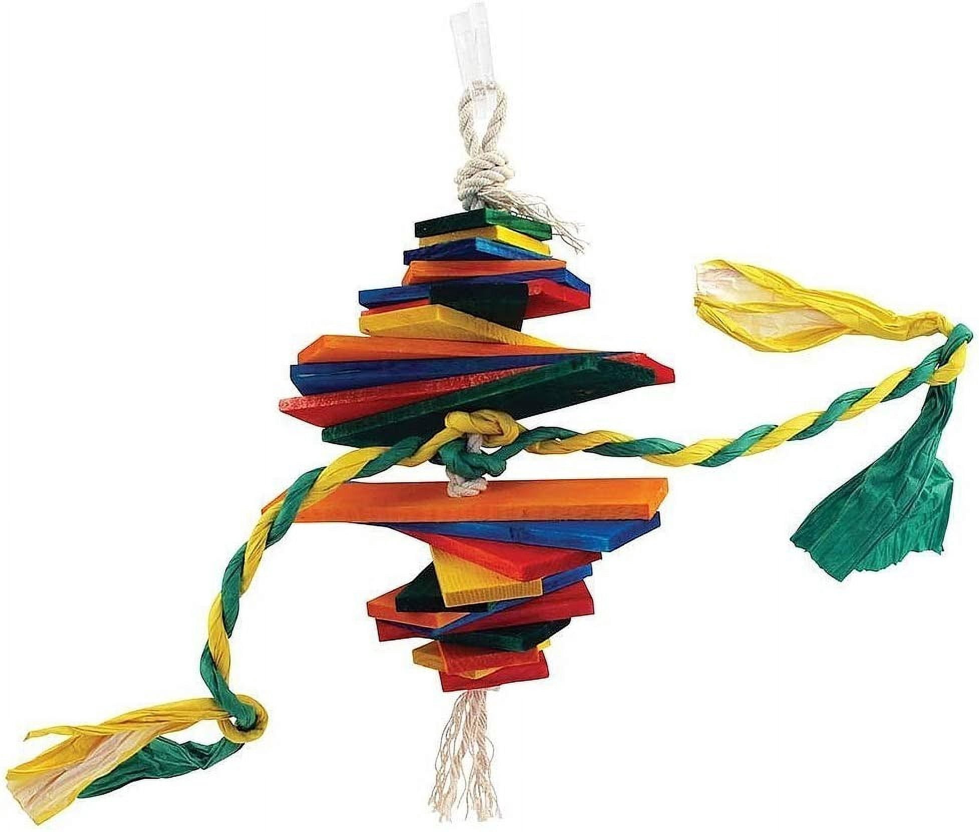 Zoo-Max Popoff Hanging Bird Toy [Bird Interactive Toys, Bird Supplies] Small - 1 count