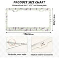 thumbnail image 2 of Purple Lavender Floral License Plate Frame - 2 Pack Universal Stainless Steel License Plate Holder with Screws & Chrome Caps, 2 Holes Car License Plate Cover for US Vehicles Home Decor, 2 of 7