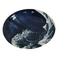 thumbnail image 4 of Set Of 5 Made In Japan Hokusai Great Wave Of Kanagawa 10"D Round Dinner Plates, 4 of 9