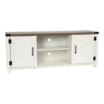 Bowery Hill Engineered Wood TV Stand Fits up to 65" TV's in White
