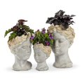 thumbnail image 3 of Extra Woman Head Planter, 3 of 4