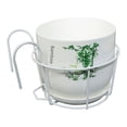 thumbnail image 4 of Estante para flores para balcón, estante colgante para macetas de dieta verde, estante colgante para barandilla de hierro, estante de almacenamiento para flores de hierro para alféizar de ventana, 4 of 5