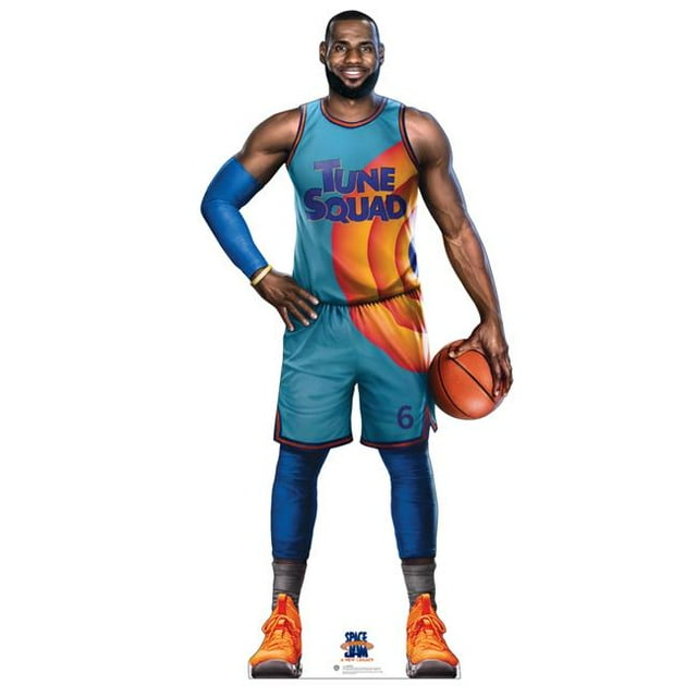 Advanced Graphics 3736 81 x 37 Po. Découpe en Carton Lebron, Space Jam un Nouvel Héritage