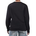 thumbnail image 2 of Women's G-III 4Her by Carl Banks Black Detroit Pistons Metallic Print Basketball Sketch Fleece Sweatshirt, 2 of 3
