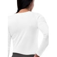 thumbnail image 3 of Sivvan 2 Pack Women's Comfort Long Sleeve Multi Color T-Shirt / Underscrub Tee, 3 of 7