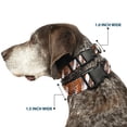 thumbnail image 2 of Buckle-Down Pet Collar, Dog Collar Plastic Buckle, Grunge Tread Orange, 8.5 to 12 Inches 0.5 Inch Wide, 2 of 8