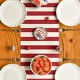 thumbnail image 4 of Sm:)e American Flag Stars Stripes Table Runner for Home Party Decorations Seasonal Summer Washable Kitchen Dining 4th of July Memorial Day Veterans Day Patriotic Table Decor 13x72 Inch, 4 of 7