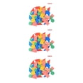 thumbnail image 3 of Baohd 150Pcs Self-adhesive Foams Stickers Colorful DIY Sponge Sticker Three-dimensional Decal Kindergarten Handmade Educational 3Set, 3 of 6
