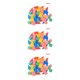 thumbnail image 1 of Bewildely 150Pcs Colorful Self-adhesive Stickers Colorful Geometric Decal Handmade Supplies Sticker Craft Toys Kids Children Type1, 1 of 6