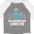 thumbnail image 4 of Inktastic My Godmother Loves Me Boys or Girls Long Sleeve Baby Bodysuit, 4 of 5