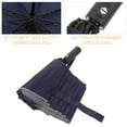 thumbnail image 3 of LEORX Blue Reflective Outdoor Umbrella Foldable Windproof Water Resistant with Non Slip Handle, 3 of 6