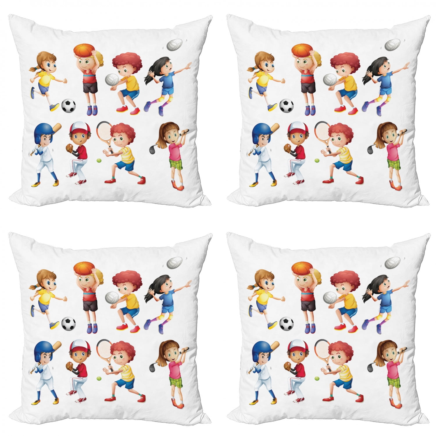 Baseball Gifts & Baseball Accessories Fan Player Love Heart I Baseball Throw Pillow Multicolor 18x18