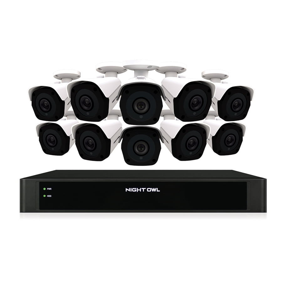Night Owl 4k Ultra Hd Wired Security System Night Owl 16 Channel 4K Ultra HD Wired Security System with 10 x 4K IP