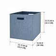 Better Homes & Gardens Fabric Cube Storage Bins (12.75" x 12.75"), 2