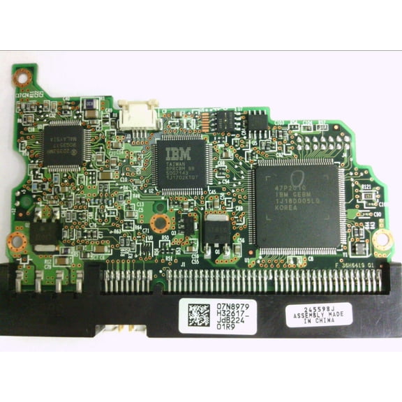 IC35L040AVVN07-0, 07N8979 H32617_, 07N9682, H69009, IBM IDE 3.5 PCB