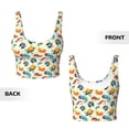 thumbnail image 6 of Sports Bra For Women, Colorful Lizard Frog Turtle Sports Bras For Women High Support, Workout Tank Tops Woman With Removable Cups, 6 of 8
