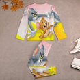 thumbnail image 4 of Tom And Jerry Ki-ds Pajamas 2 Piece Pjs Set Little Big Bo-ys Gi-rls Sleepwear, 4 of 8