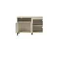 thumbnail image 2 of Evander 70"W Oak Wood Finish 4-Door TV Stand, 2 of 5