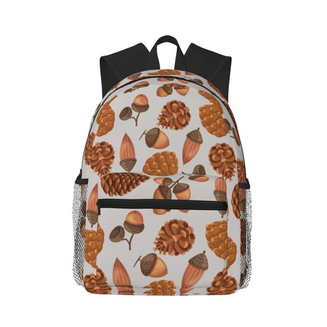 Easygdp Pinecone Autumn Pattern Mochila Casual para Portátil, Mochila para Escuela, Viajes, Negocios