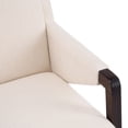 thumbnail image 4 of Christopher Knight Home 7-Piece Modern Espresso Oval Dining Table and Linen Upholstered Chairs, 4 of 16
