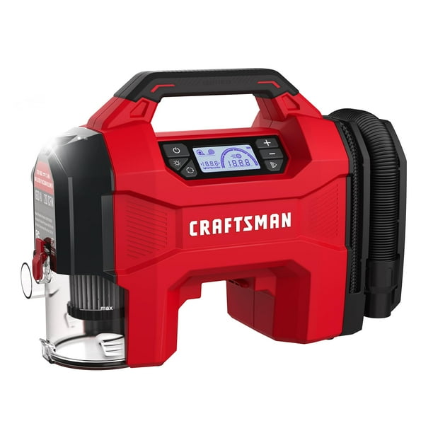 Inflador de neumáticos 3 en 1, compresor de aire portátil Craftsman de 160 psi