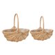 thumbnail image 5 of ADDHAT 2Ud Cestas De Rattan Tejidas Para Flores Y Almacenaje Color, 5 of 7