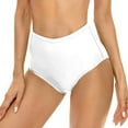 thumbnail image 5 of THDHVS Bikini Bottoms,Swim Shorts Women,Solid Color Swim Shorts StretchComfortable for Beach or Swimming White, 5 of 6