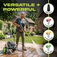 thumbnail image 3 of Sun Joe 2200 PSI Electric Pressure Washer with Foam Cannon and Nozzles, SPX7000-MAX, 3 of 6