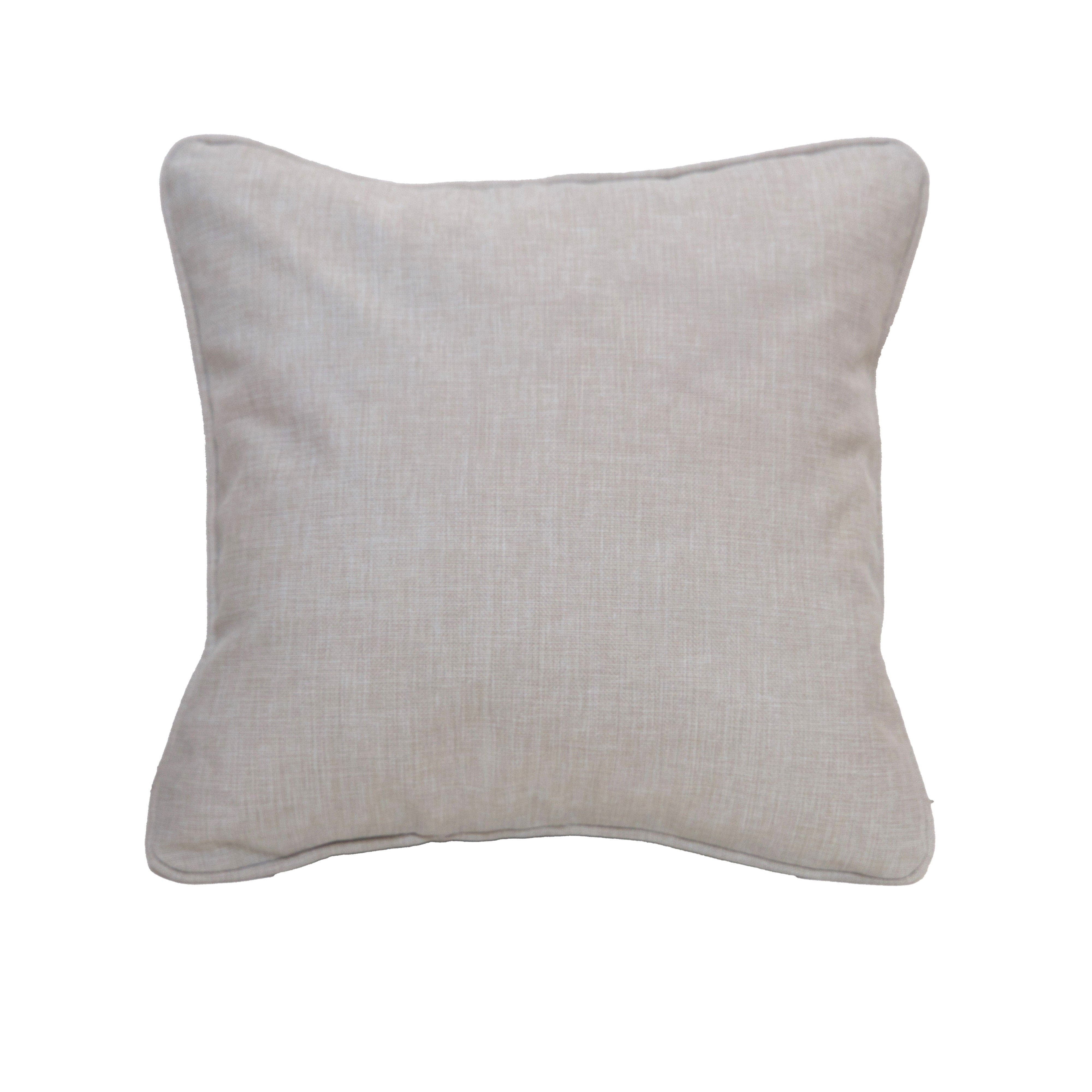 East Green 14 x 14" Square Outdoor Accent Pillow, Coral