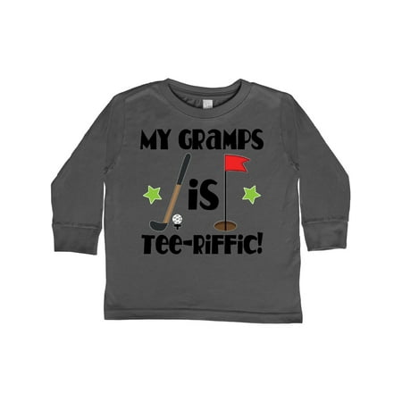 

Inktastic Gramps Golf Grandchild Gift Gift Toddler Boy or Toddler Girl Long Sleeve T-Shirt