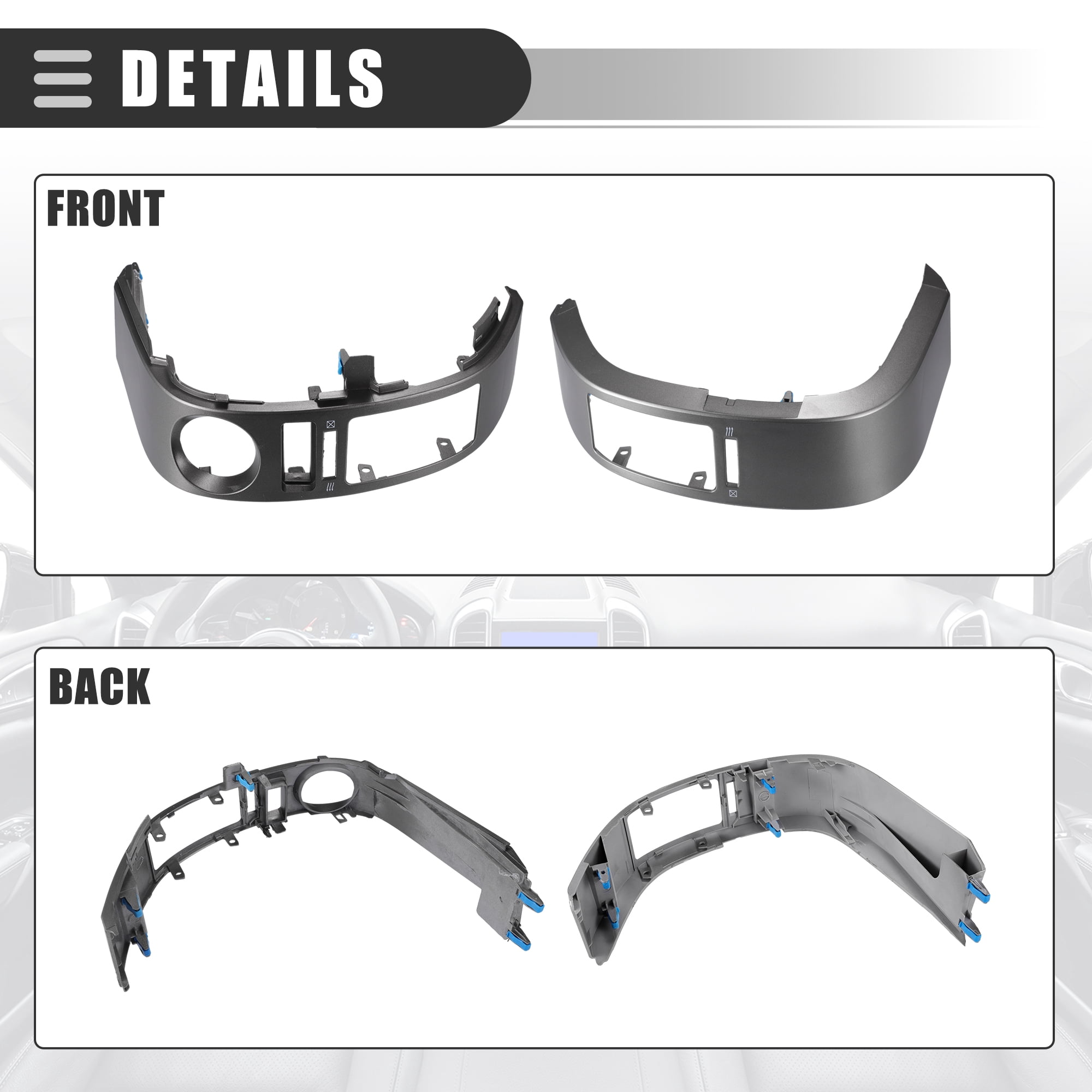 Unique Bargains Center Dash Vent Trim Panel for Toyota 2004-2009 5567047060