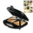 thumbnail image 4 of 220V Home Multifunction 1000W Electric Mini Grilling Panini Baking Plates Toaster Waffle Maker, 4 of 5
