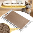 thumbnail image 3 of Tabla de rascar con forma de gato Markarbarka, 3 unidades, de cartón reversible, 3 of 7
