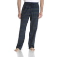 thumbnail image 3 of Men's Hanes 4086B Big Man Plaid Flannel Pants - 2 Pack (Blue/Black Plaid 4XL), 3 of 5