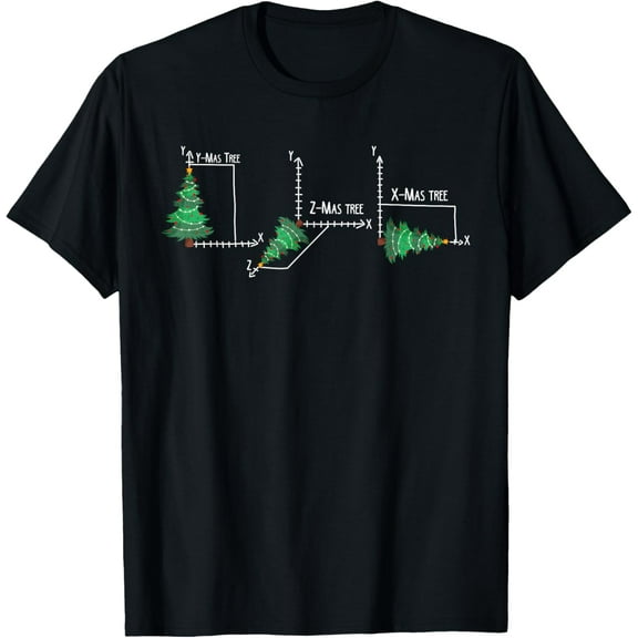 Exquisite and comfortable-Merry X-Mas Tree Math Funny Christmas Math Teacher T-Shirt