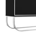 thumbnail image 5 of Nicole Miller Kenzington Sideboard with 4-Doors, Black/Chrome, 5 of 9