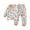 Orange, variant on Odeerbi Kids Boys Girls Pajama Sets Soft Cotton Long Johns Cartoon Printed Base Layer Set Fashion Thermal Underwear Set Casual Collar Long Sleeve Tops Printed Long Pants Outfit Sets Pink