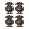 thumbnail image 1 of Lefu 4PCS Antique Bronze Hasp for LATCH Jewelry Wooden Box Cabinet Buckle Lock Decora, 1 of 8