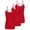Red, variant on ACTIVE UNIFORMS Women's Camisole Cotton Stretch Undershirt with Adjustable Strap Tank Top Multi-Pack of 3 (White, X-Small)