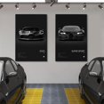 thumbnail image 3 of Pop-póster de coche deportivo francés en blanco y negro, Estética de lujo, Impresión de lienzo Chiron para arte de pared, decoración de la habitación del garaje del hogar, 3 of 4