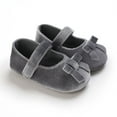 thumbnail image 5 of Yoyauz Baby Girl Mary Jane Shoes Anti Slip Rubber Sole Ballet Slippers Princess Dress Wedding Shoes Newborn Kids Shoes Toddler Shoes（0-12 Month）, 5 of 8
