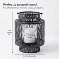 thumbnail image 4 of Hanging Lantern - Decorative Small Black Metal Candle Holder for Home Decor Patio Garden Dining Living Room Bedroom Office Farmhouse Pathway Entryway Events Wedding Decorations, 4 of 8