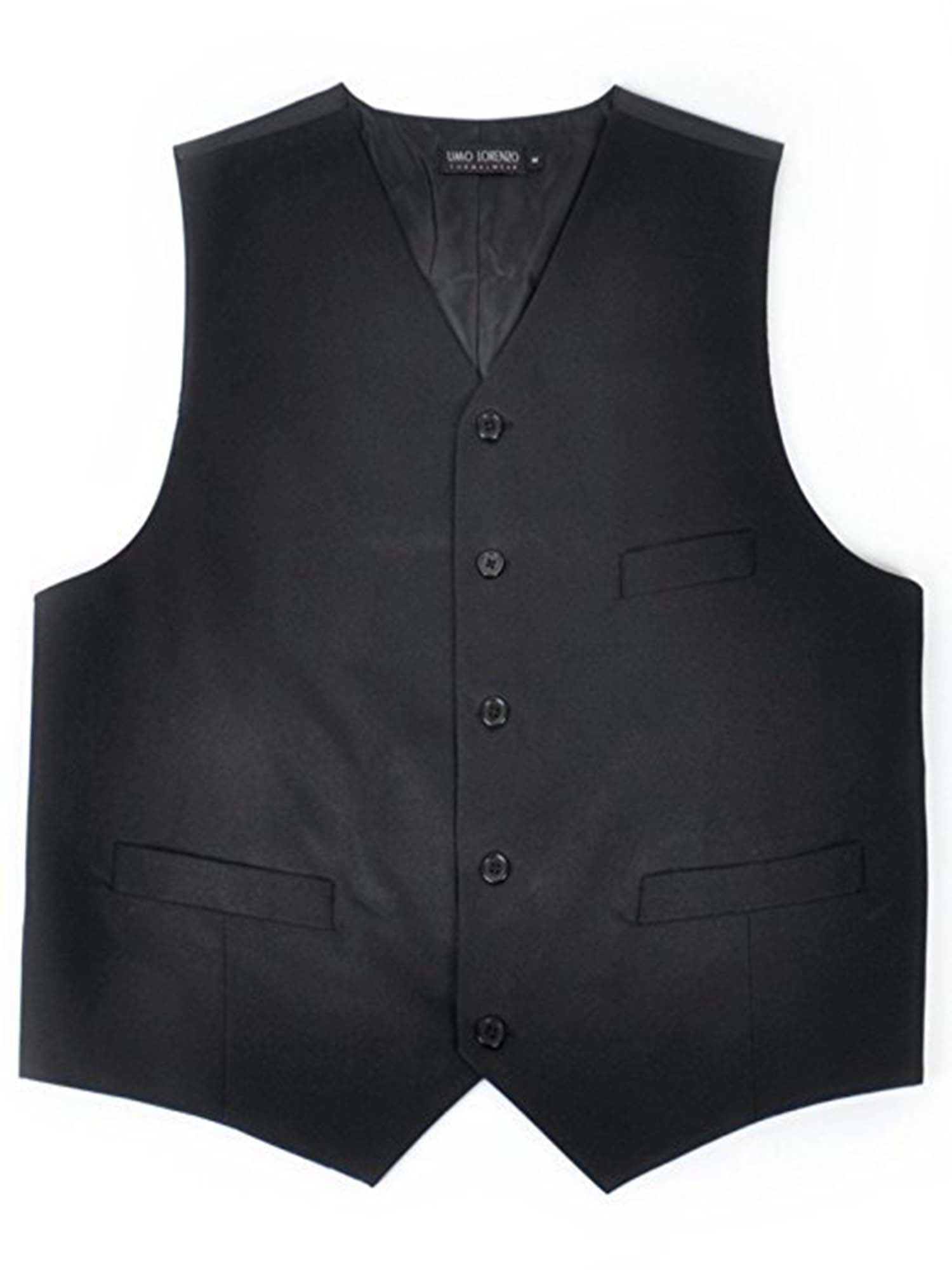 Men's Poly Twill Tuxedo Vest Full Back Vest - Walmart.com
