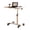 White, variant on Garderth Overbed Bedside Table With Wheels,Rolling Laptop Desk,Adjustable Height Mobile Hospital Bed Table For Home Hospital Use