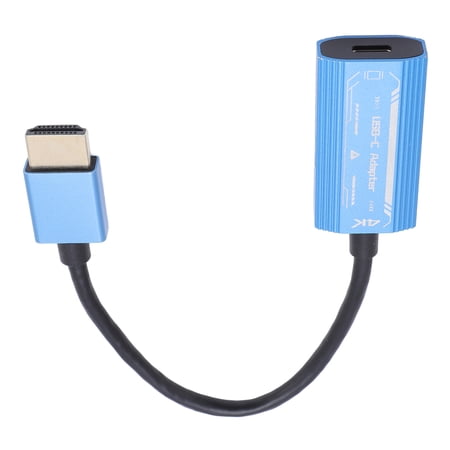 Riousery HD Multimedia Interface to USB C Adapter 4K 60Hz PD 100W for Air 2 Pro for Air 2s XR AR Glasses Adapter for Switch Laptop Blue 6.1 inches / 15.5 cm
