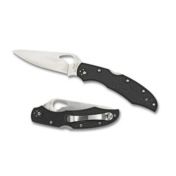 SPYDERCO BYRD CARA CARA FOLDER SS DROP POINT PLAIN EDGE BLADE SS