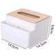 thumbnail image 2 of Cubierta de Caja de pañuelos faciales, Organizador de Escritorio Multifuncional para baño, Cocina y Sala de Oficina, dispensador de Caja de servilletas multifunción Ofspeizc CPB-US-WZY59-1, 2 of 5