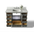 thumbnail image 5 of Ancerre Designs Audrey 48" Wood Bathroom Vanity Set in Sapphire Gray, 5 of 6